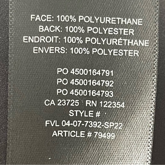 SOLD. Aritzia Wilfred Patio Mini Skirt Vegan Leather Size 8 Black - Picture 9 of 9